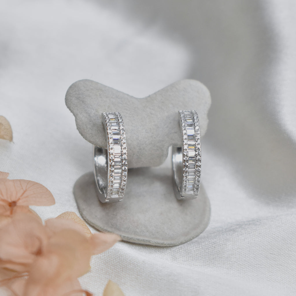 Crystal Hoops