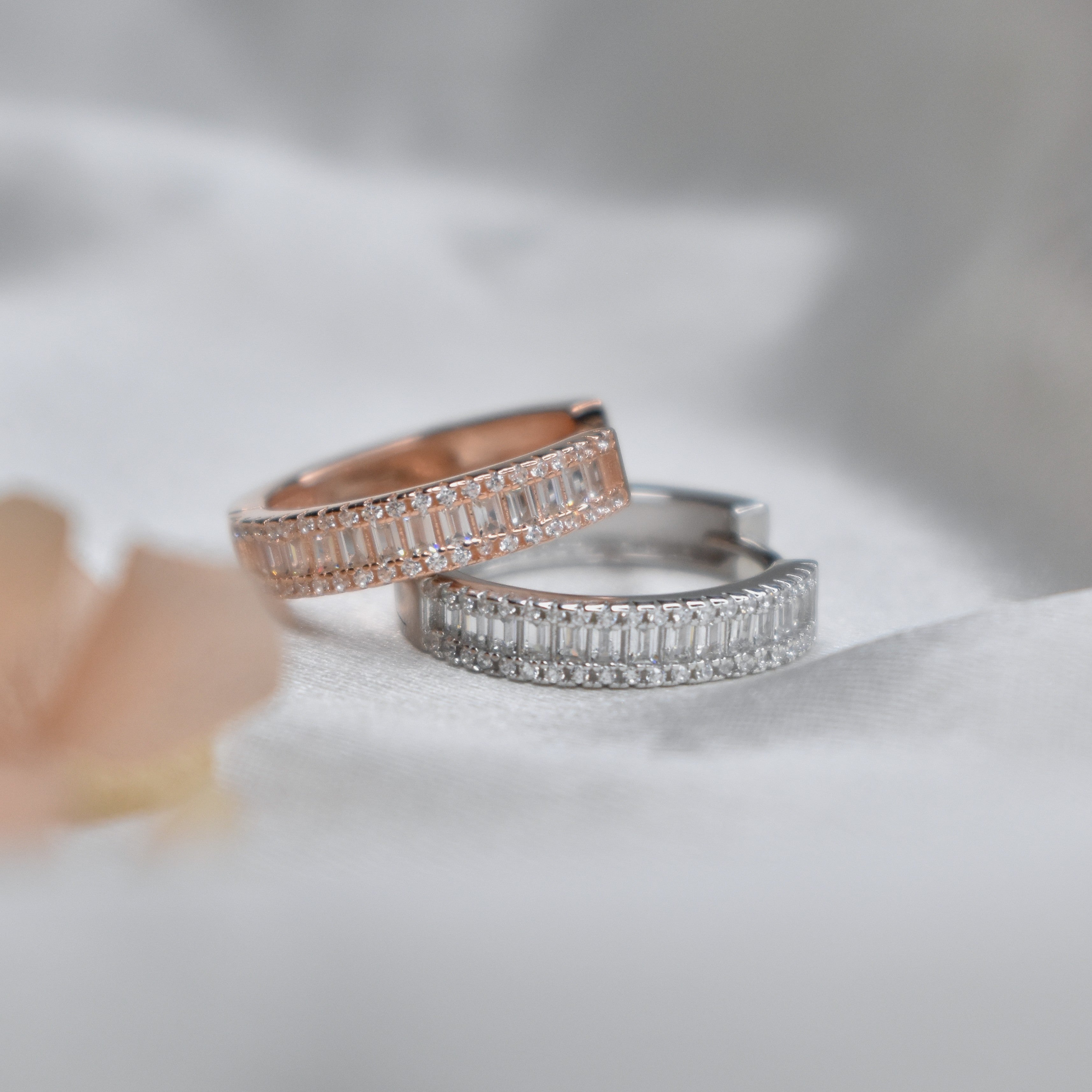 Crystal Hoops