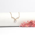 Mystic Rosegold Pendant with chain