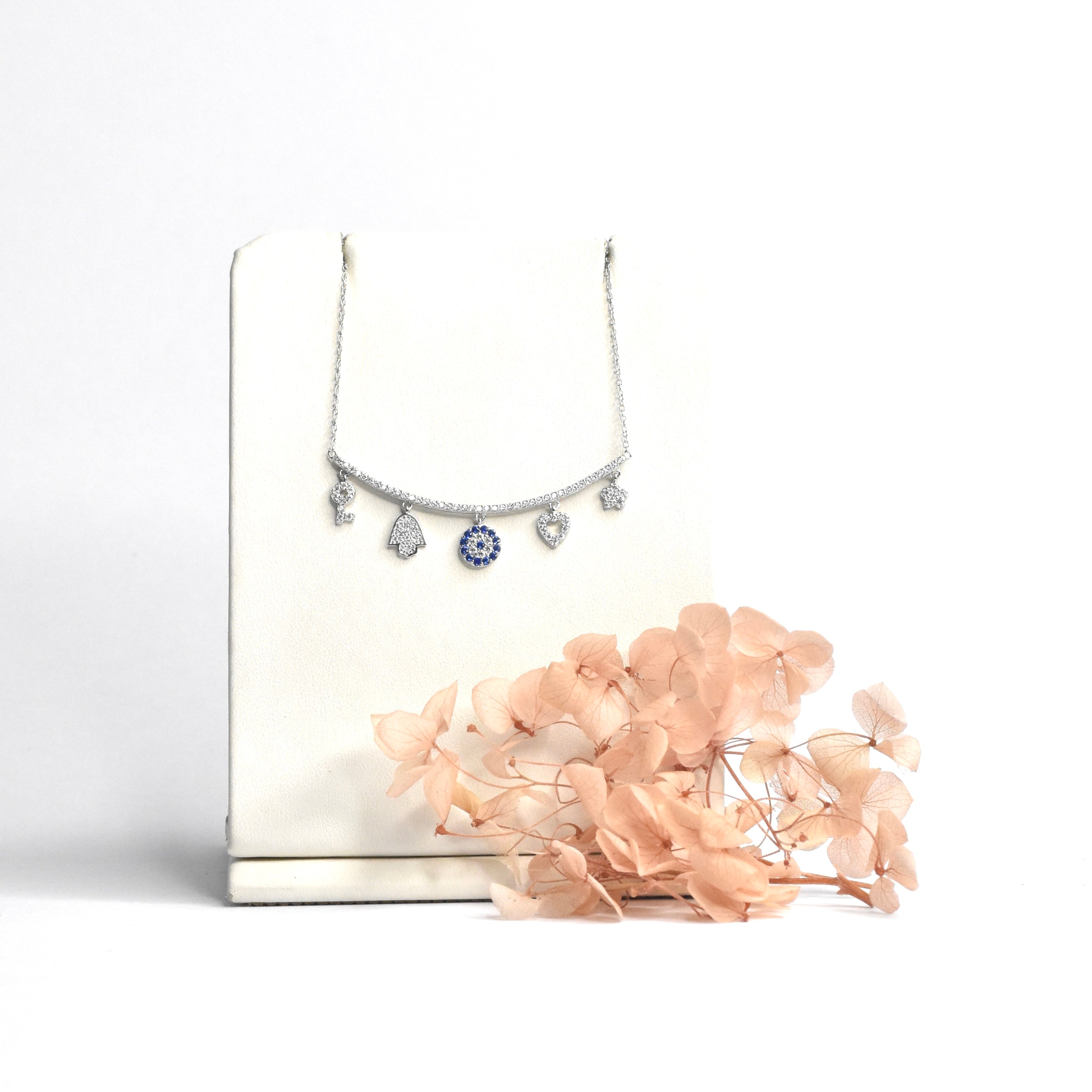 Evil Eye Heart Sentinel Necklace