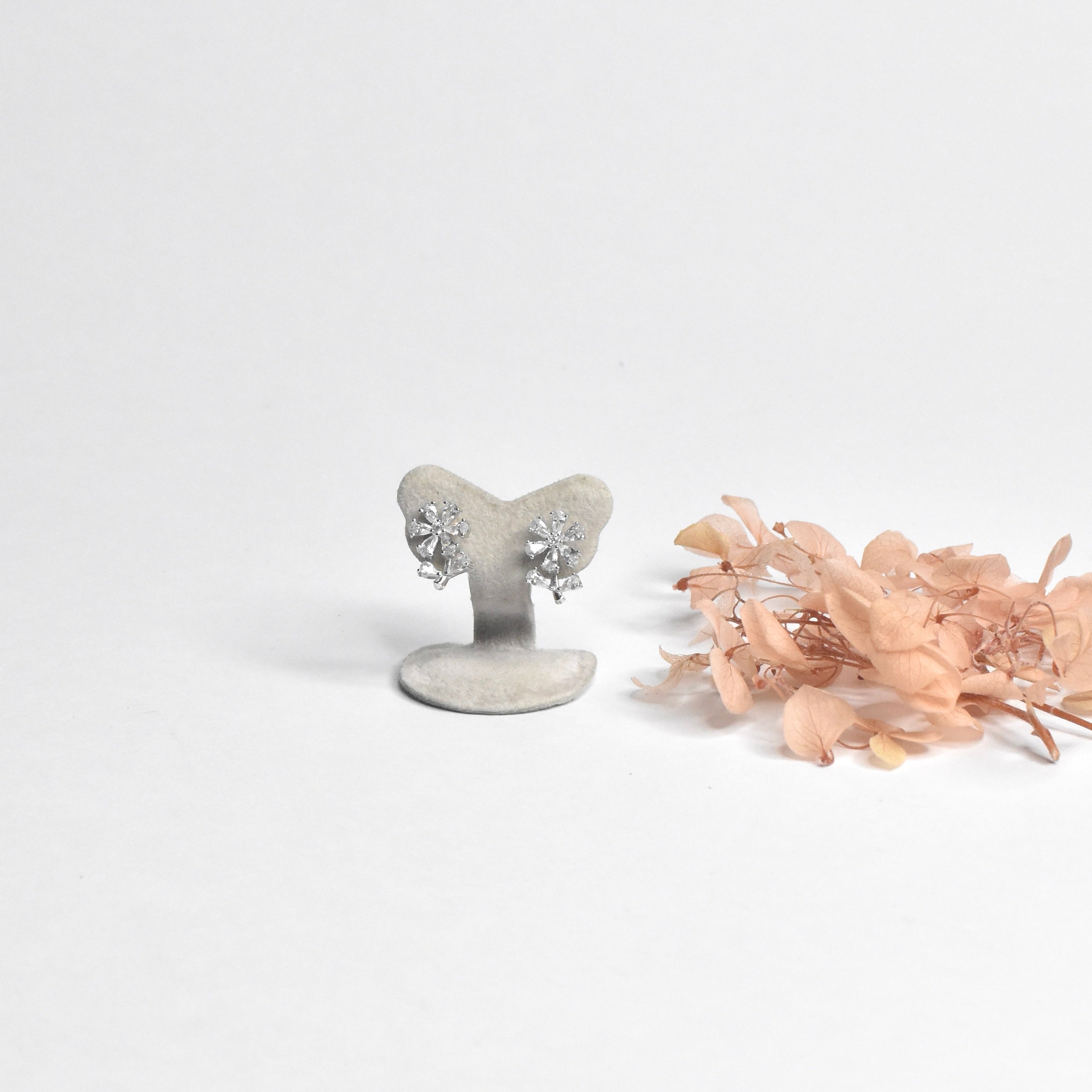 Flowerburst Sterling Silver Earrings