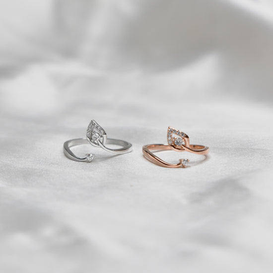 Rising Leaf Toe Rings