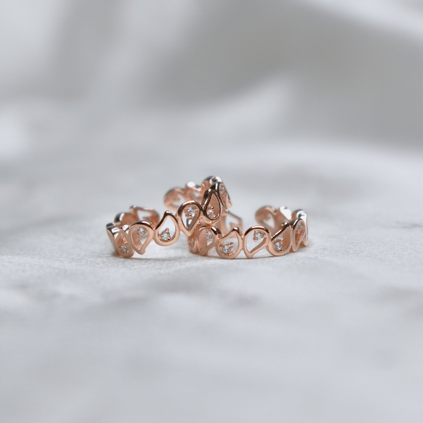 Twisted Leaf Toe Rings