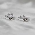 Fluttering Toe Rings