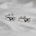 Fluttering Toe Rings