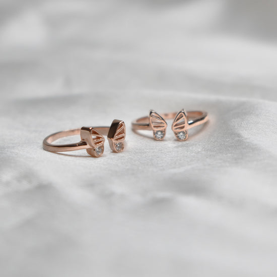 Butterfly Toe Rings