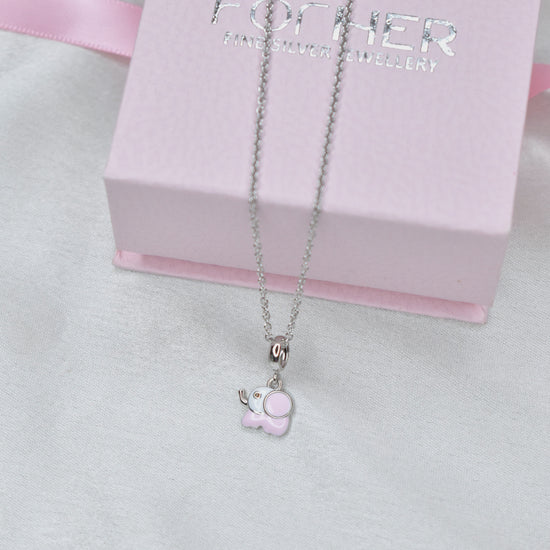 Cute Elephant Kids Necklace