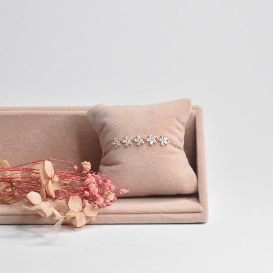 Floral Fantasy RoseGold Bracelet