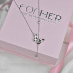 Digital Butterfly Necklace