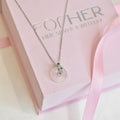 MOP Circular Pendant Chain