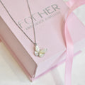MOP Butterfly Pendant Chain