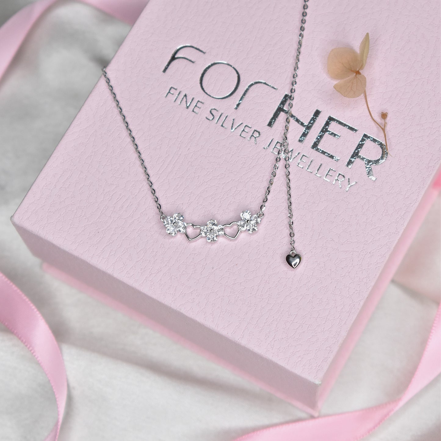 Bloom Heart Necklace