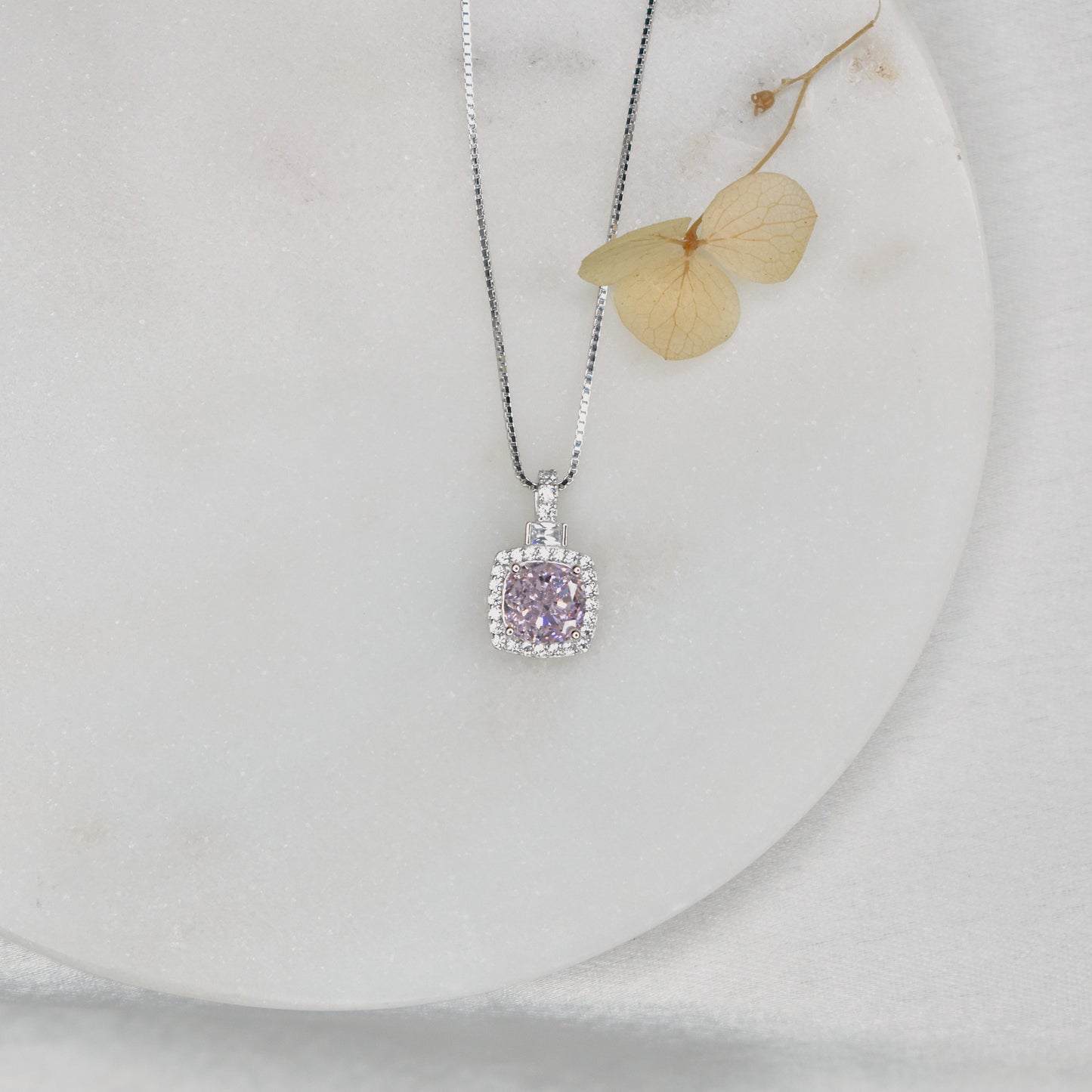Pink Crystal Necklace