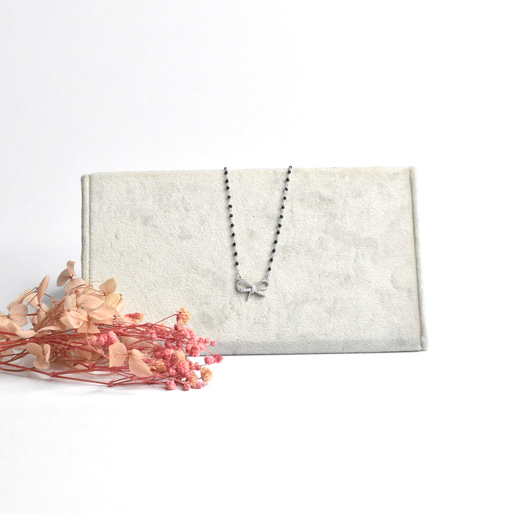 Infinity Sterling Silver Mangalsutra Necklace