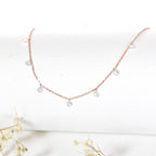One Line Crystal Necklace