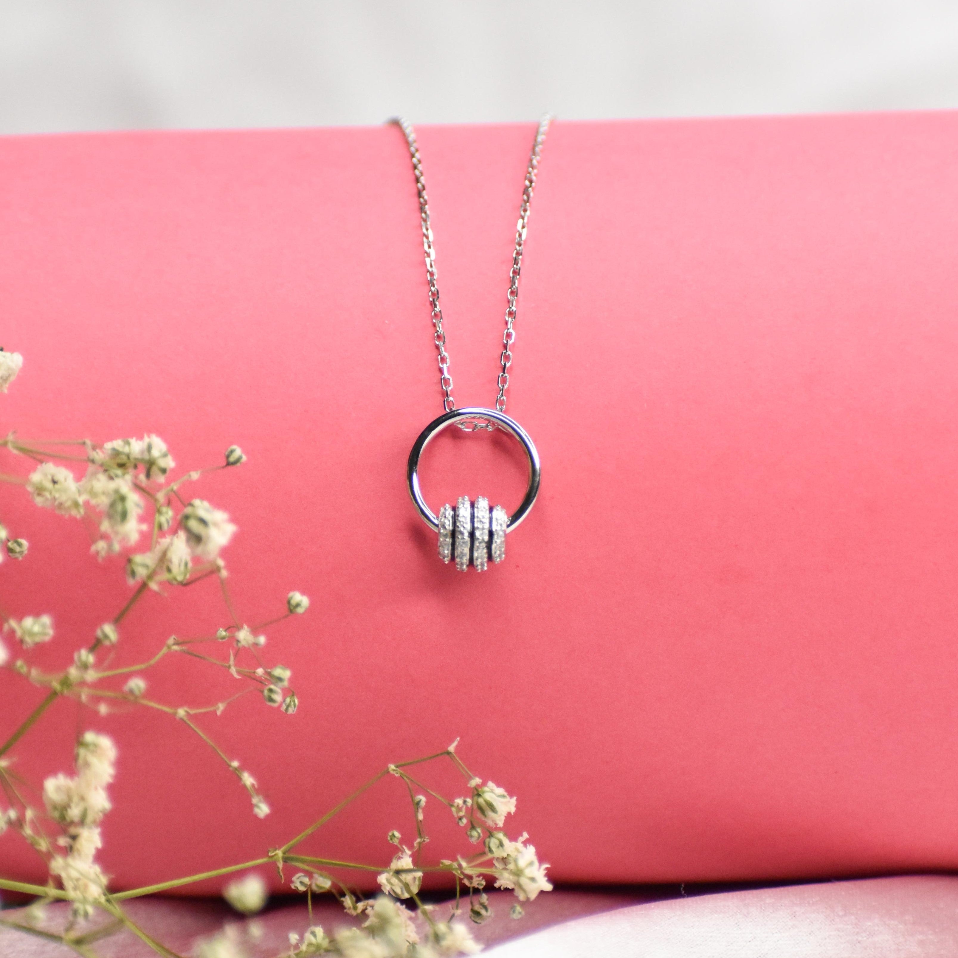Galaxy Sterling Silver Pendant Chain