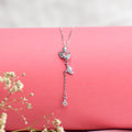 Leafy Sterling Silver Pendant Chain