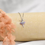 Dancing doll Sterling Silver Pendant Chain