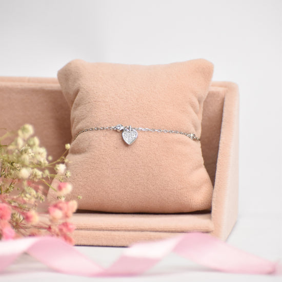 Little Heart Silver Bracelet