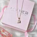 Cute Elephant Pendant Chain