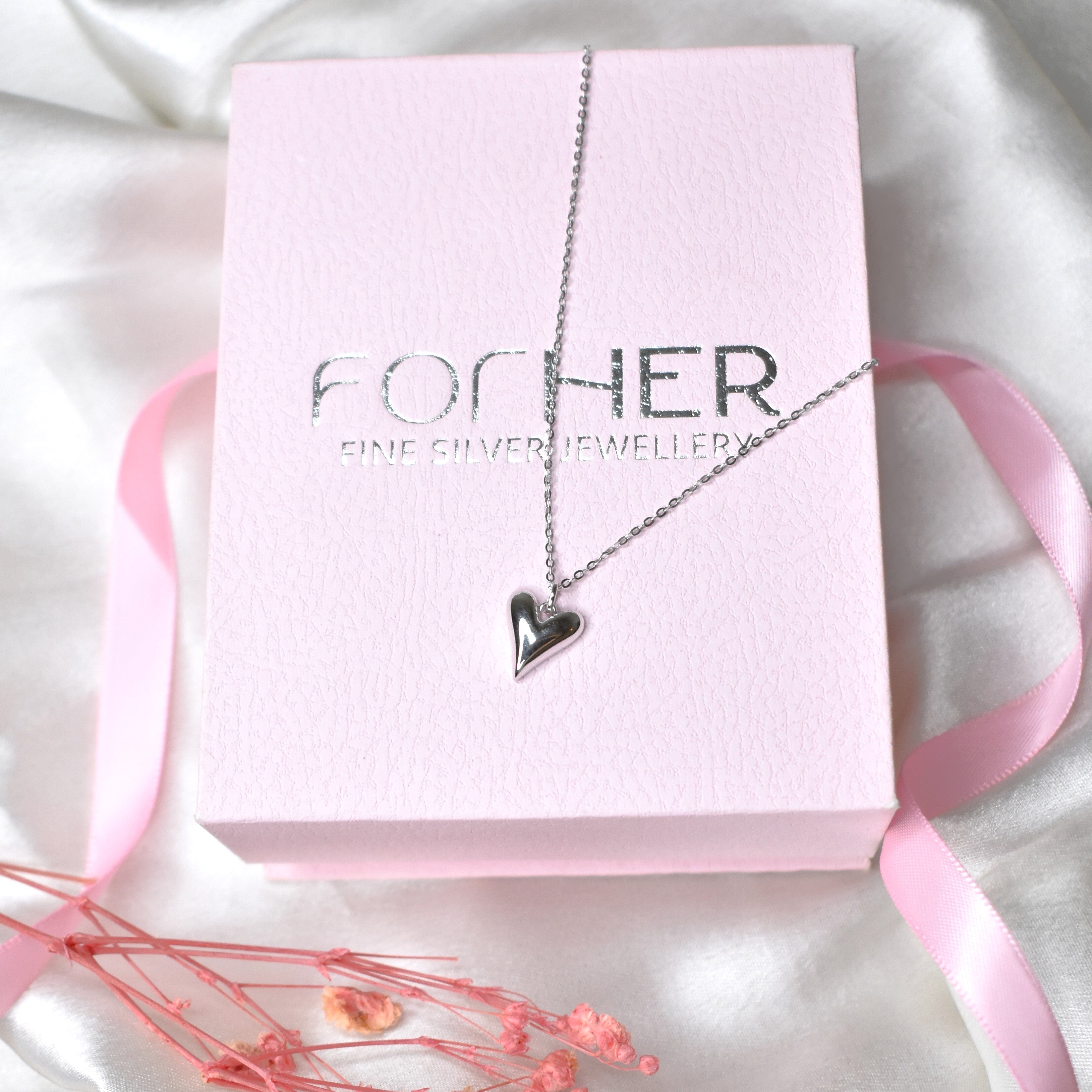 Sleek Heart Necklace
