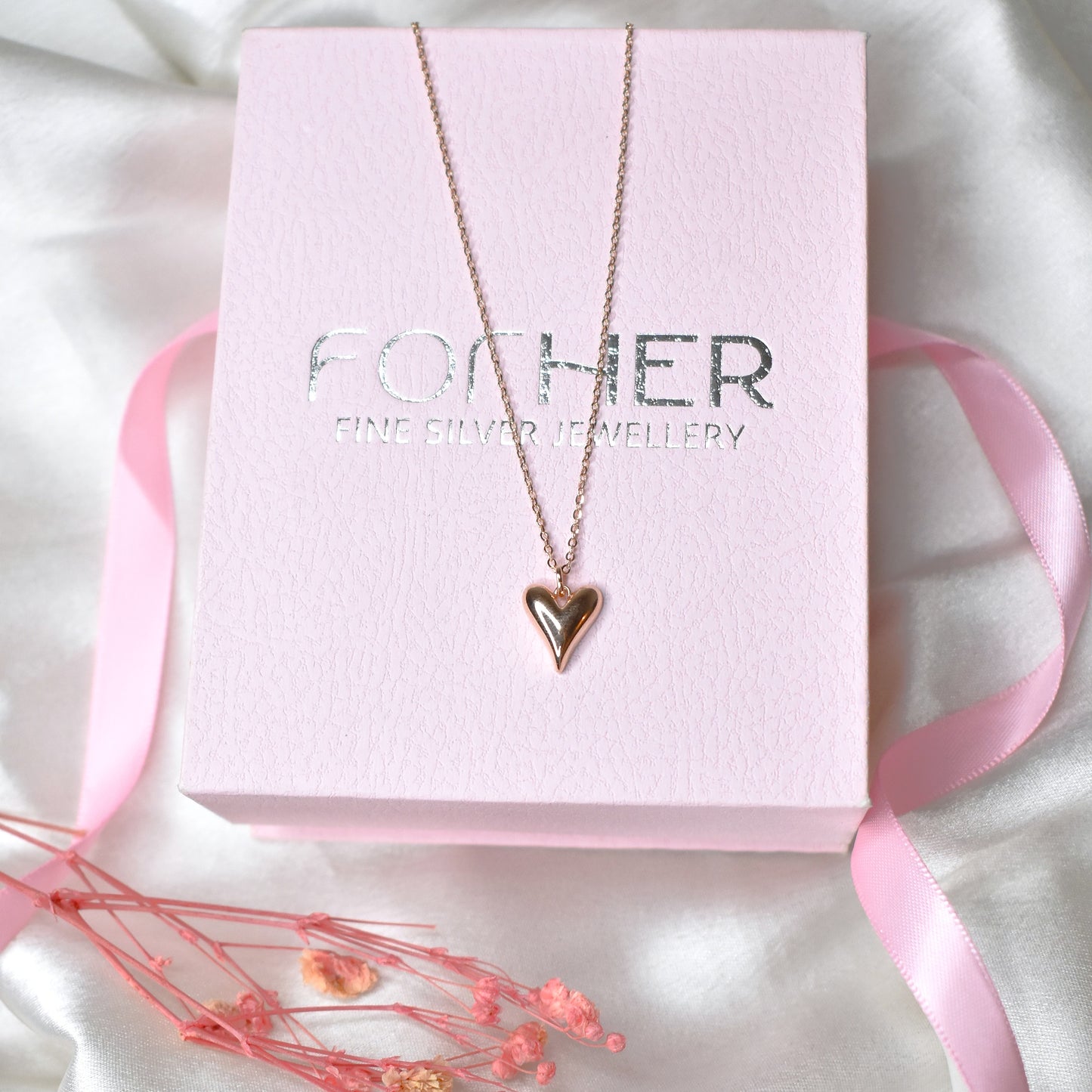 Sleek Heart Necklace