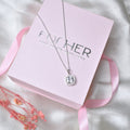 Sleek Solitaire Necklace