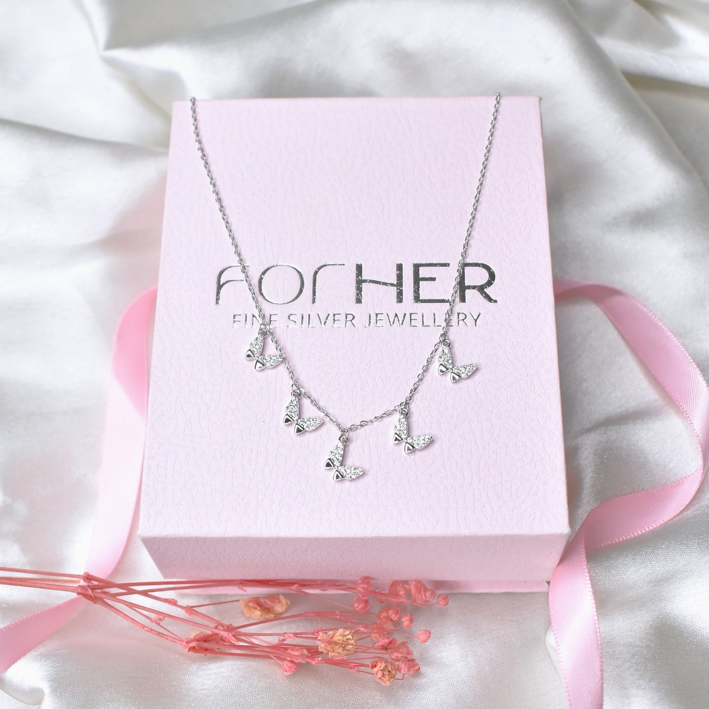 Hanging Butterfly Necklace