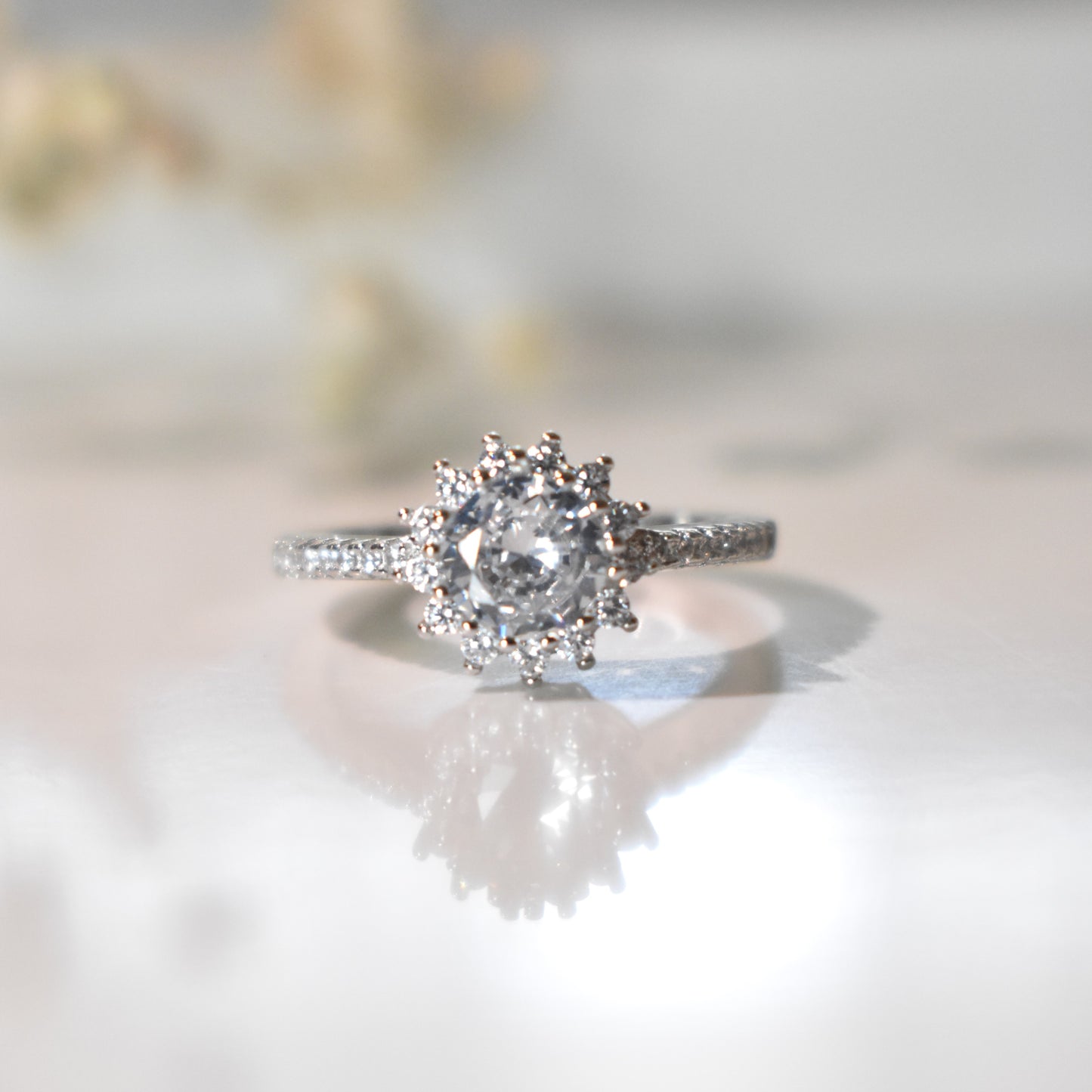 Sunshine Solitaire Ring