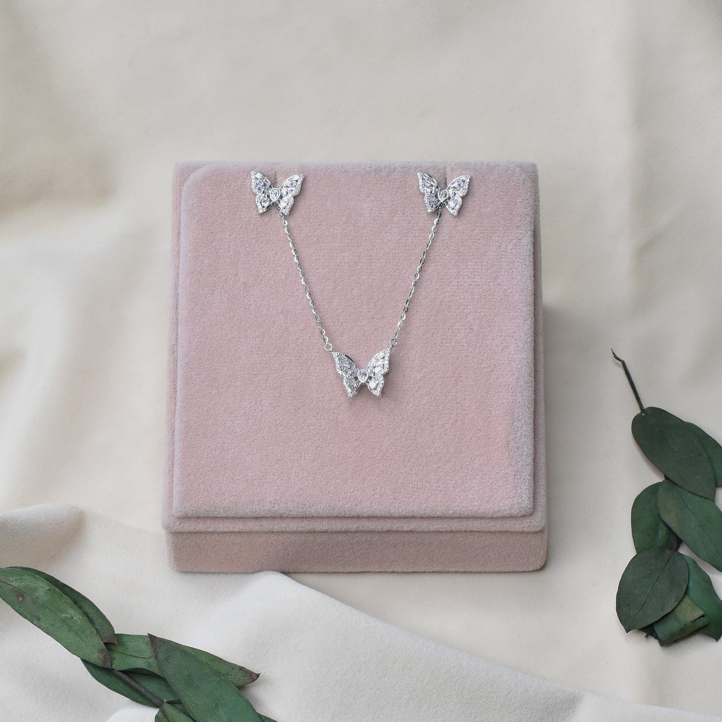 Butterfly Pendant Set