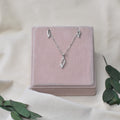 Leafy Pendant Set
