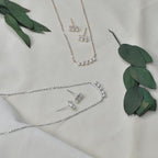Delicate Pearl Pendant Set