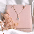 Aurora Rosegold Pendant Set