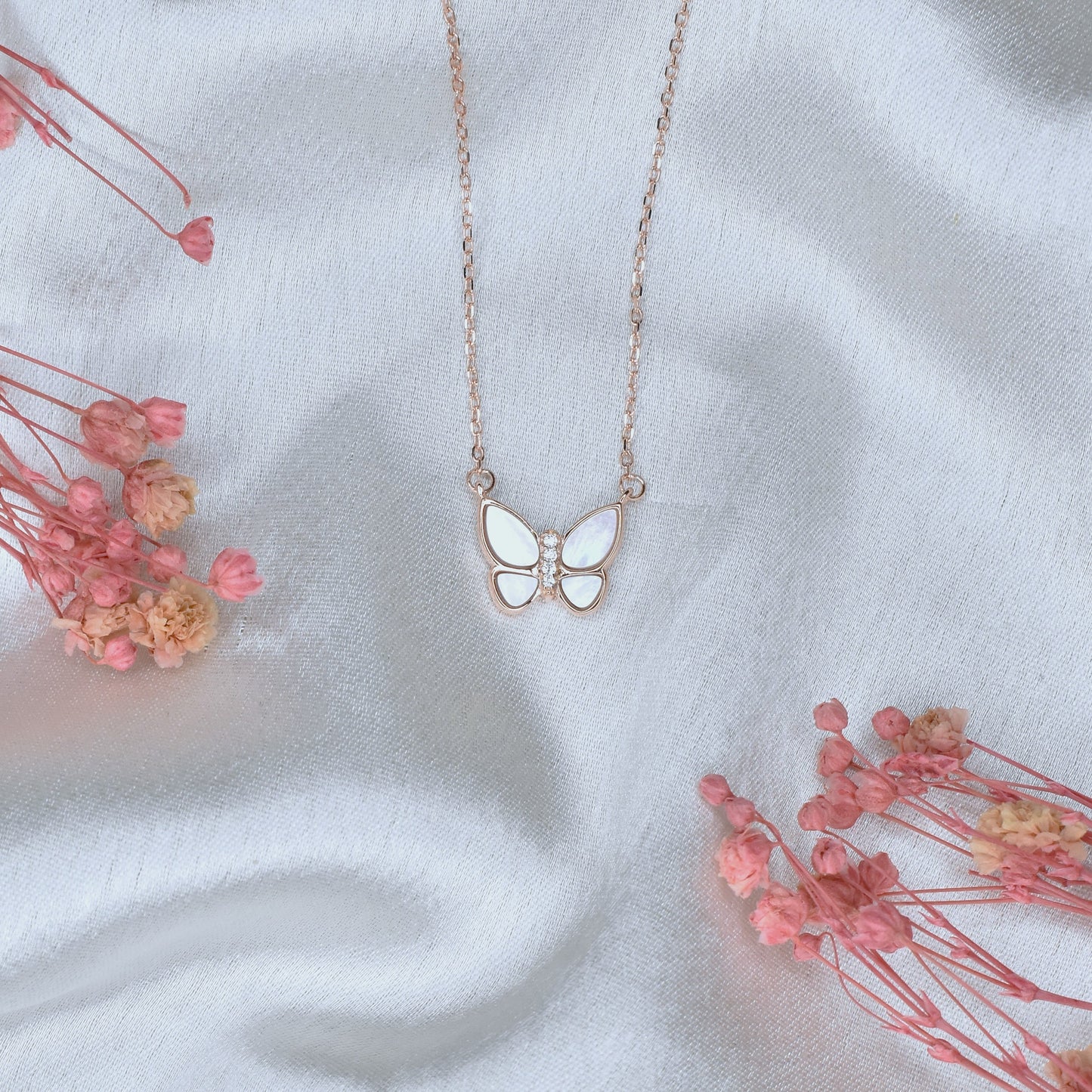 MOP Wings Pendant Set