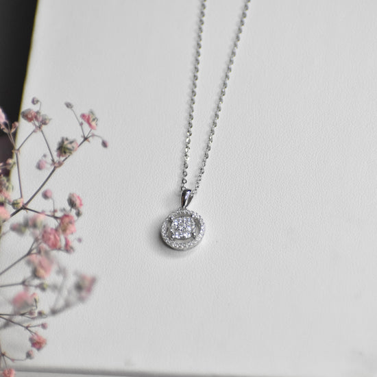 Dainty Silver Pendant Chain