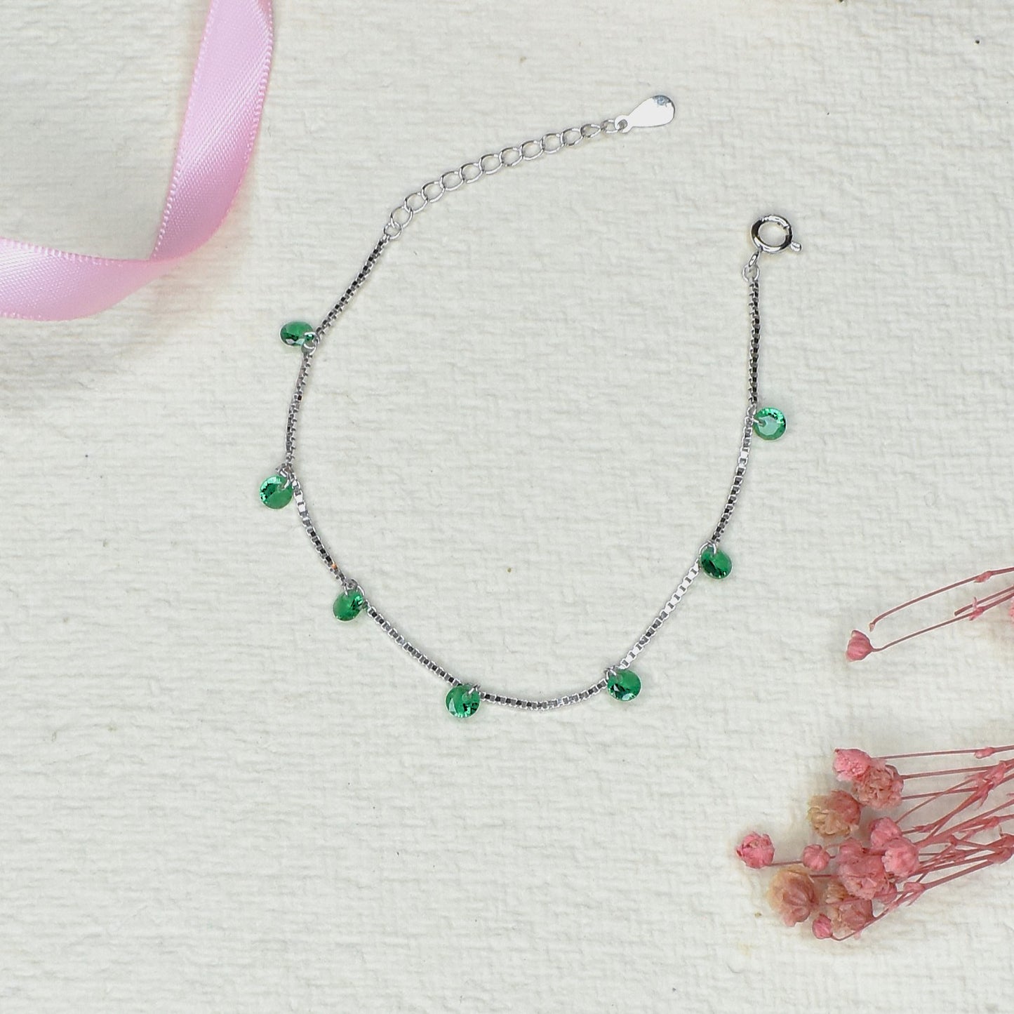 Green Crystal Bracelet