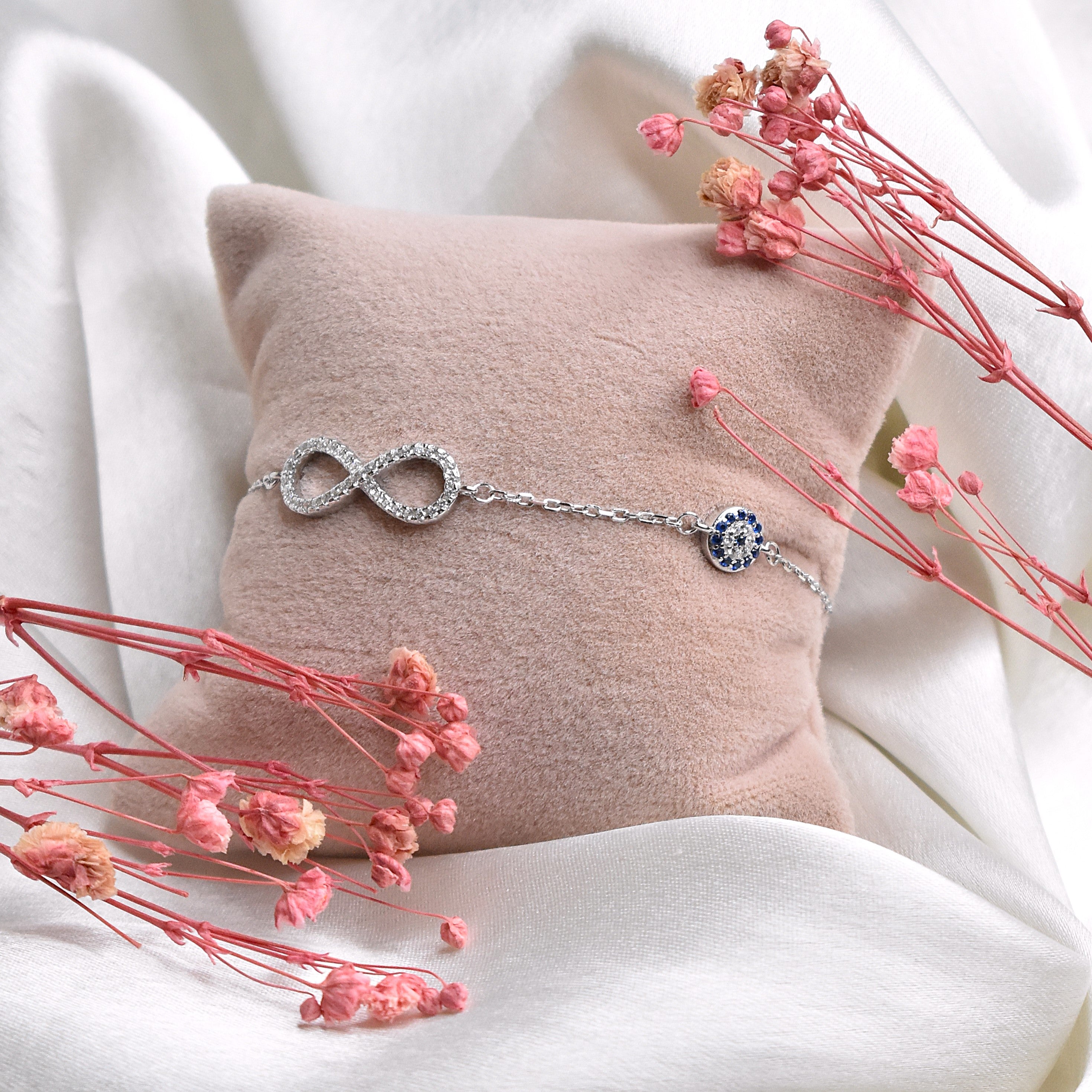 Infinity Evil Eye Bracelet