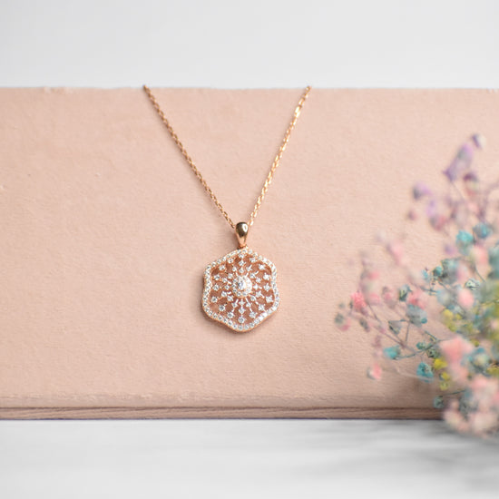 Premium Rosegold Pendant Chain