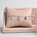 Infinity Charm Sterling Silver Bracelet
