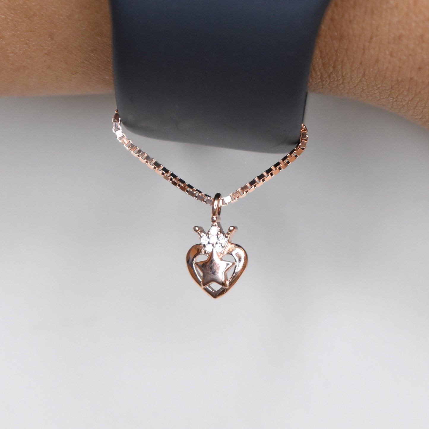 Conqueror Heart Watch Charm