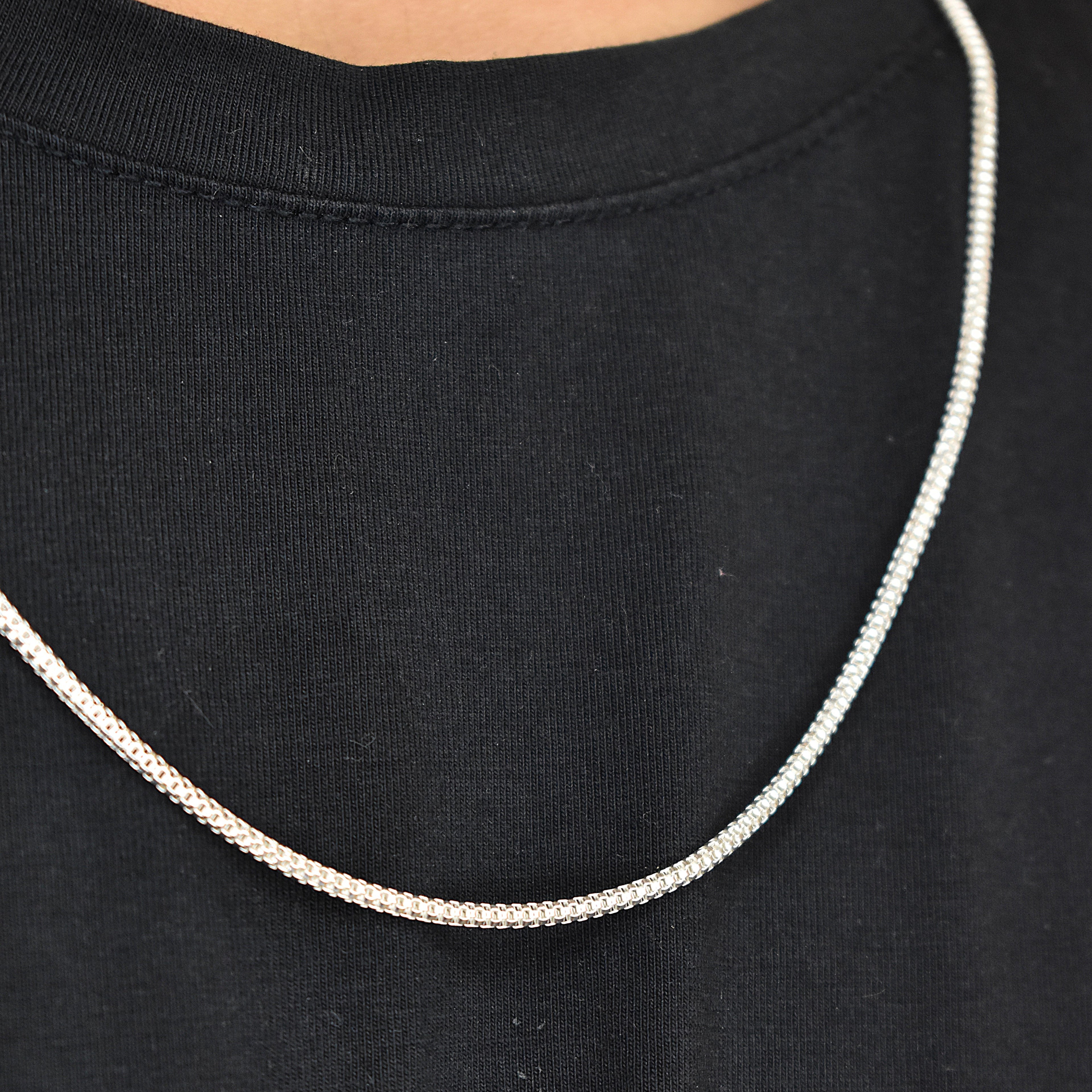 Minimal Silver Link Men's Chain