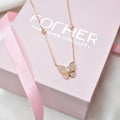 Flutter Rosegold Necklace