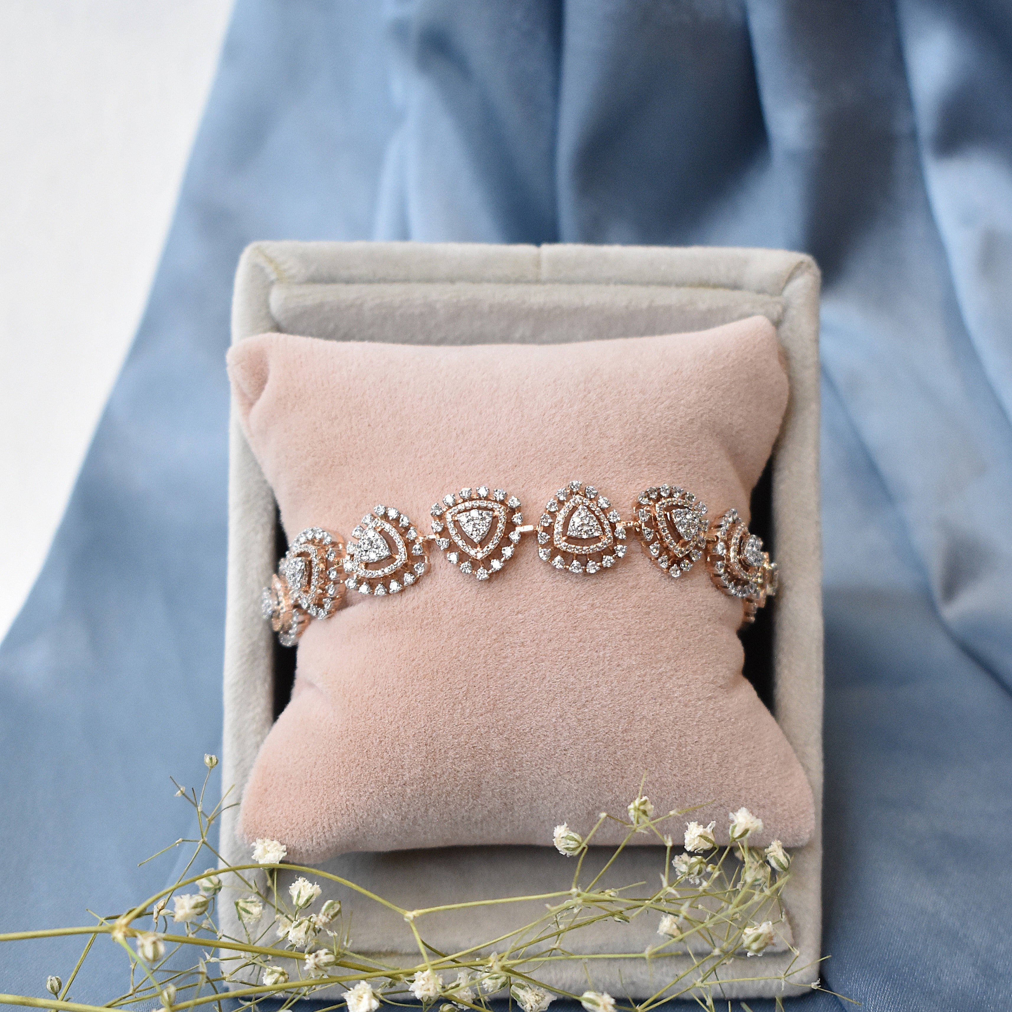 NIA Triangle Charm Bracelet
