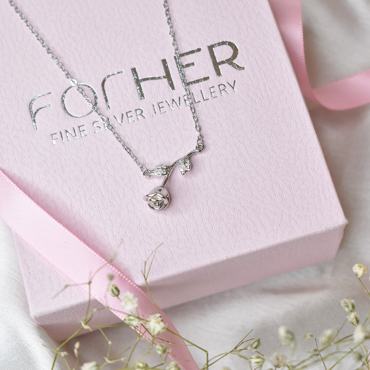 Eternal Rose Necklace
