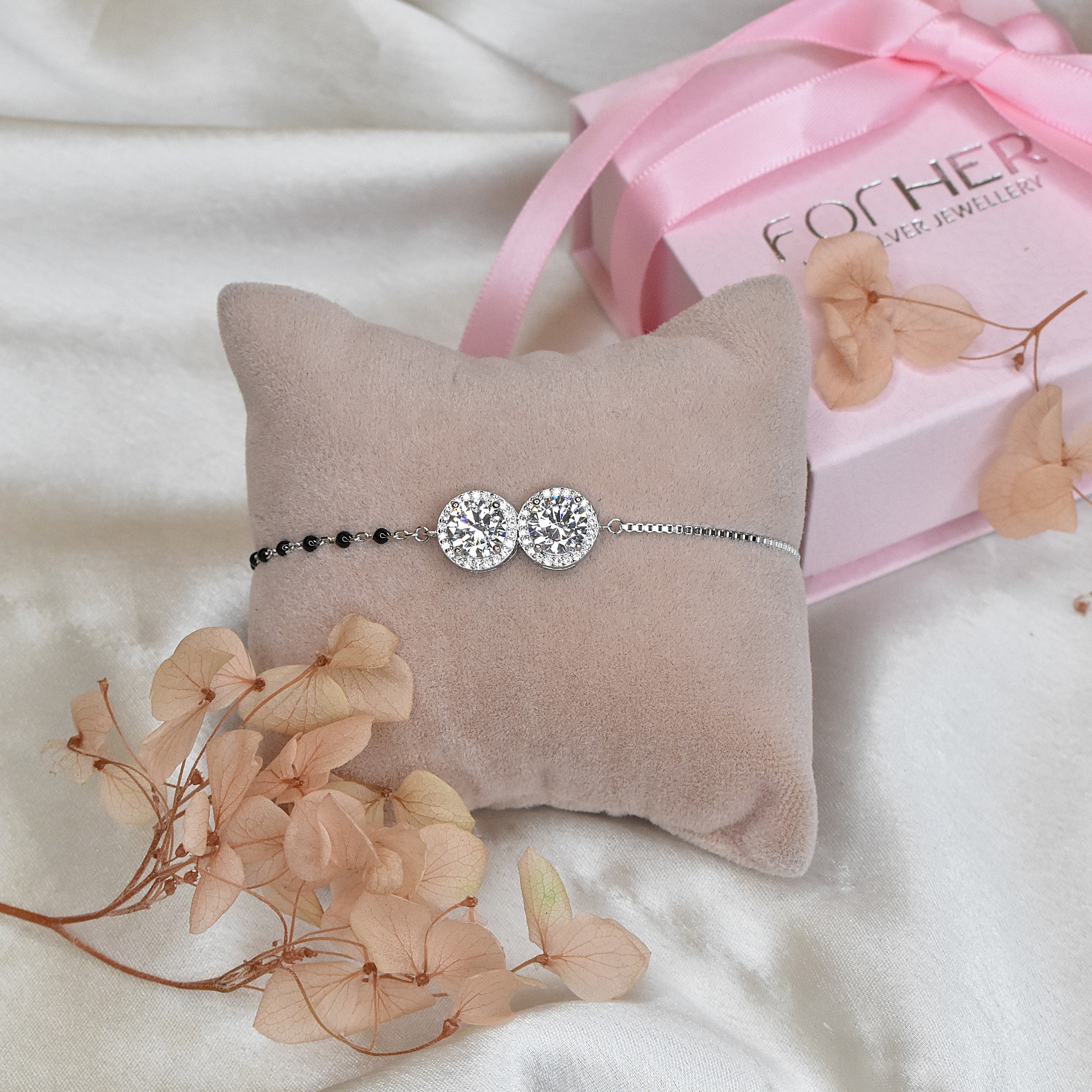 Dual Solitaire Bracelet Mangalsutra