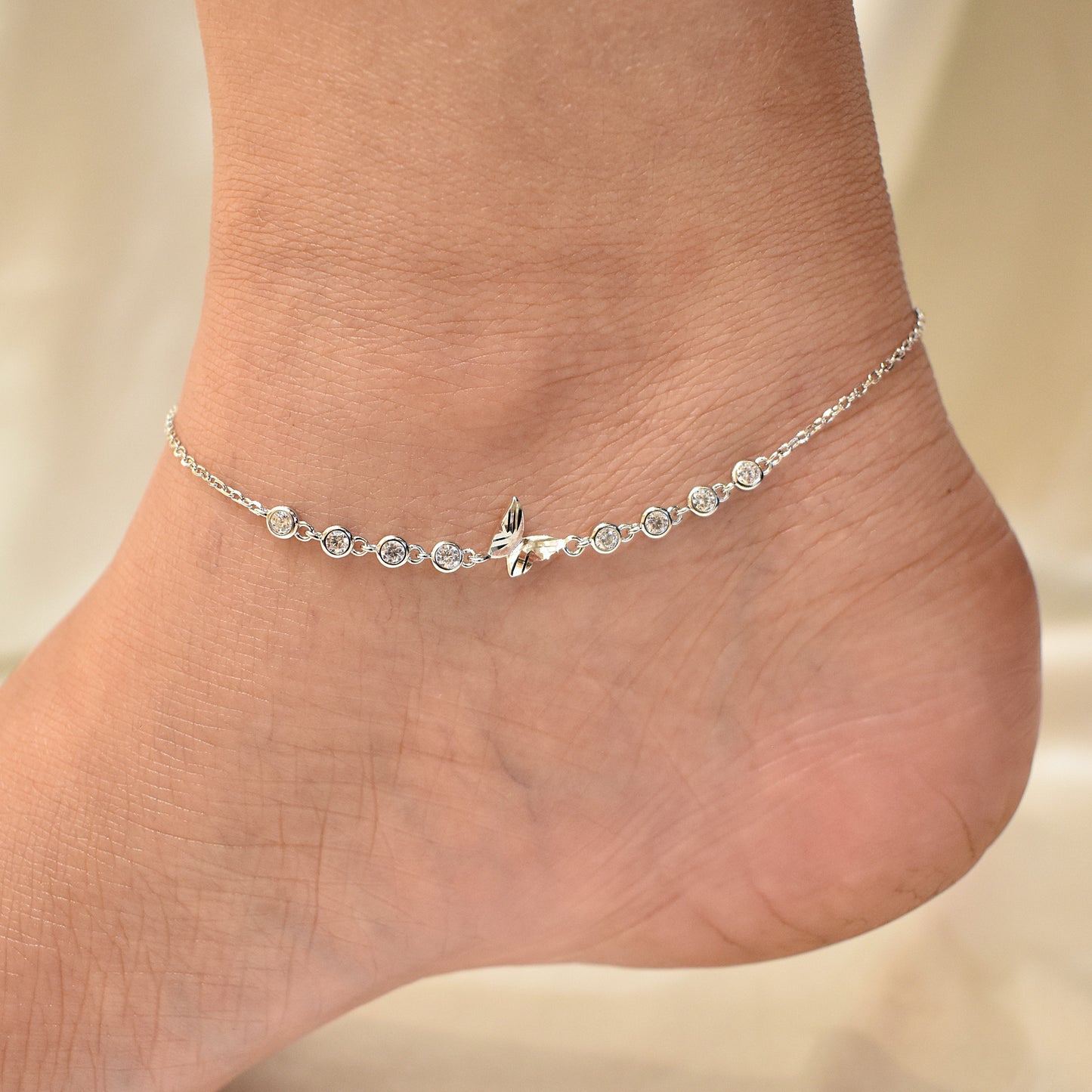 Butterfly Shimmer Anklet