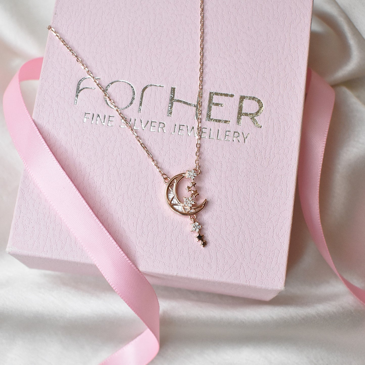 Eternal Moon Pendant Chain