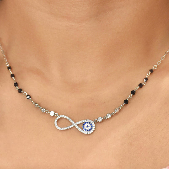 Infinite Affectionate Sterling Silver Mangalsutra