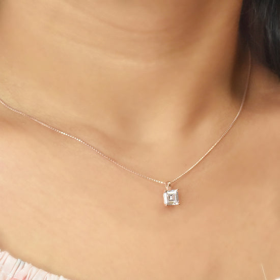 Square Charm Pendant Set