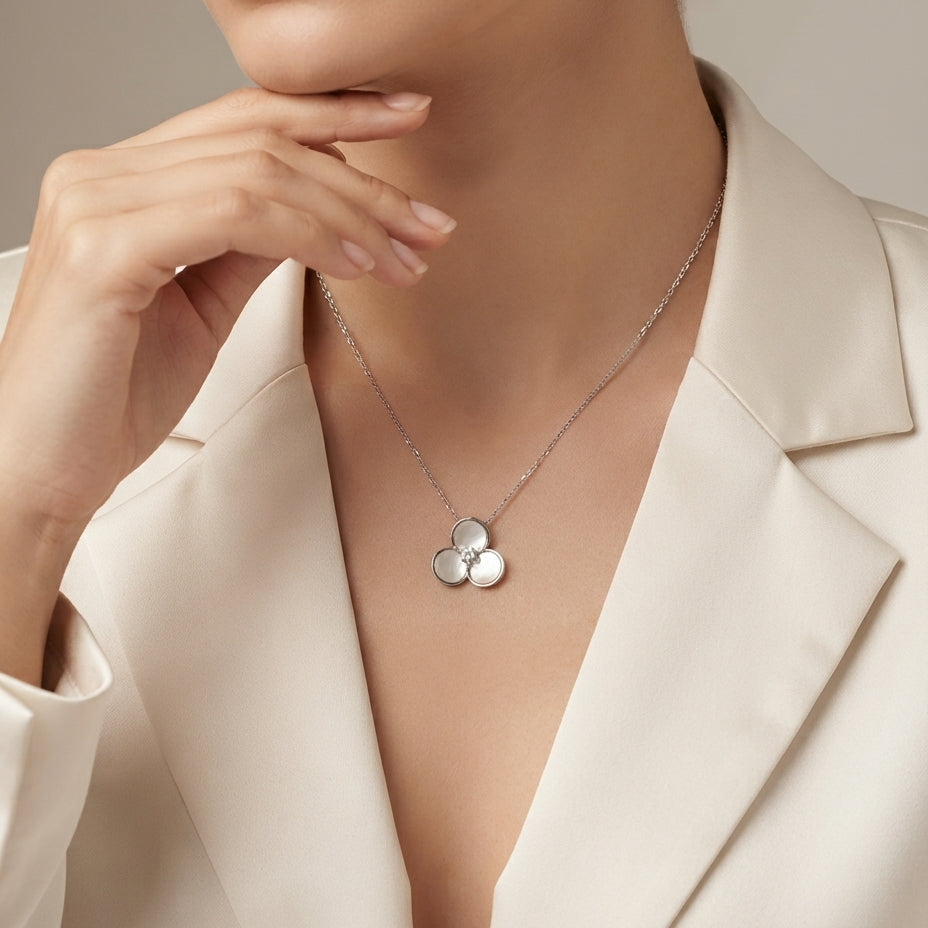 MOP Clover Necklace